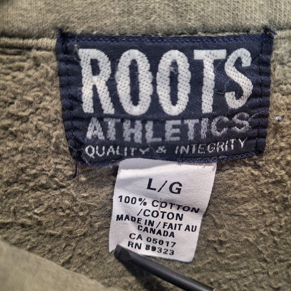 👕🌶 Vintage Roots "Logo" Quarter Zip Pullover Sweatshirt Brand New Without Tags - Picture 7 of 7